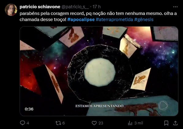 Crítica do público para a novela Apocalipse