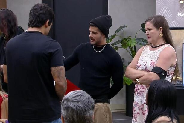 Lucas de Albú triste, após sortear bolacha X e fica fora da Prova dos Donos do A Grande Conquista