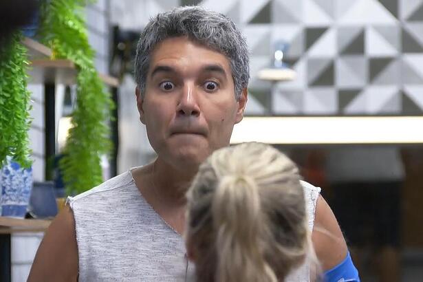 Fernando Sampaio briga com Graci na casa azul do A Grande Conquista 2