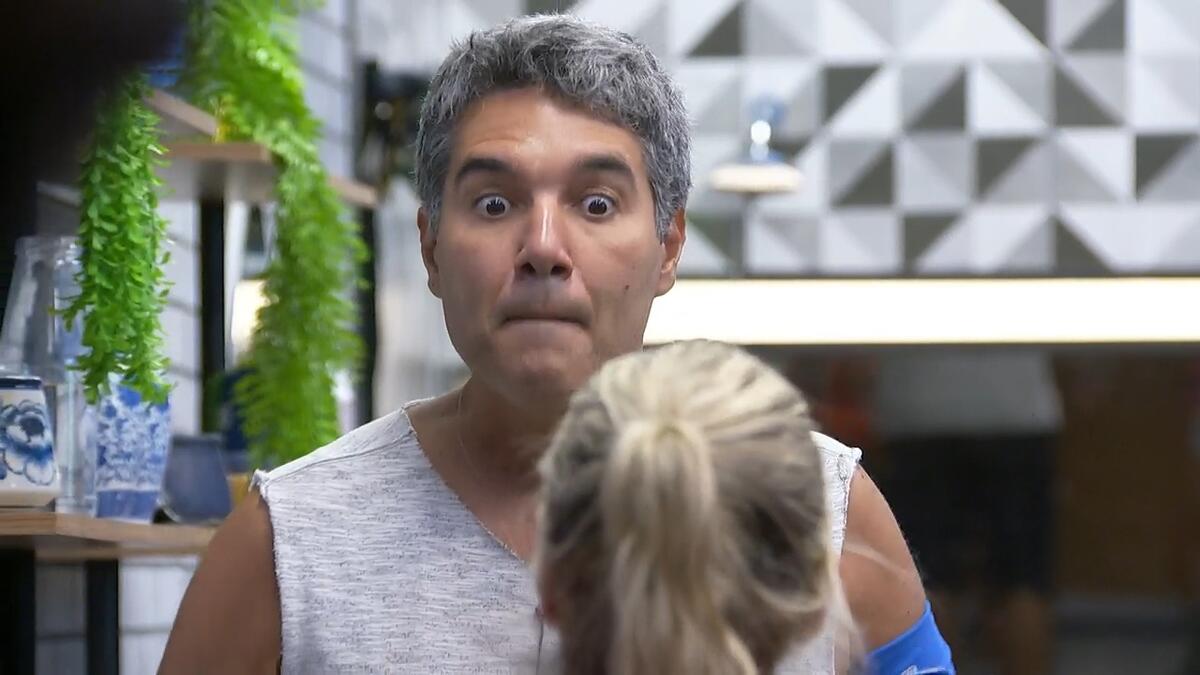Fernando Sampaio briga com Graci na casa azul do A Grande Conquista 2