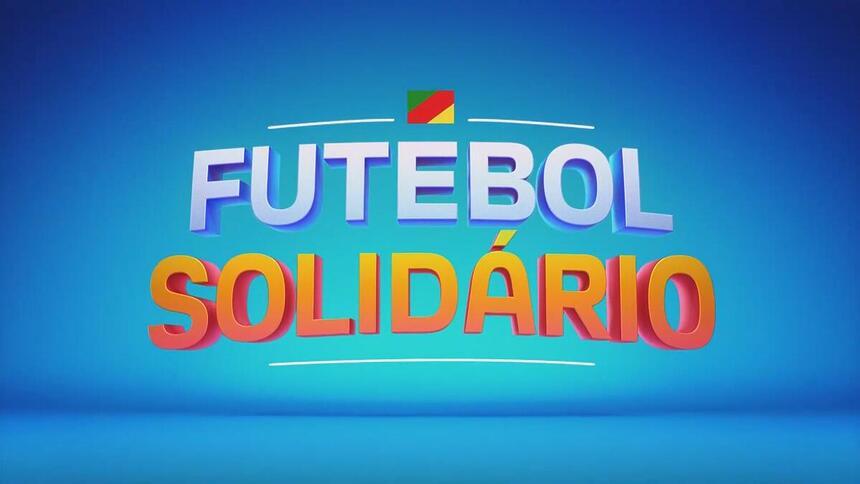 Logo do futebol Solidário na Globo