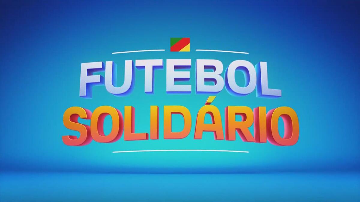 Logo do futebol Solidário na Globo