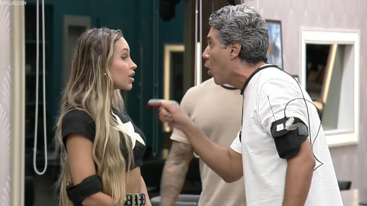 Any e Fernando em trecho da treta em A Grande Conquista