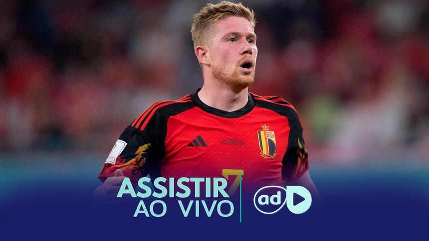 De Bruyne na arte onde assistir ao jogo Bélgica x Eslováquia, pela Eurocopa