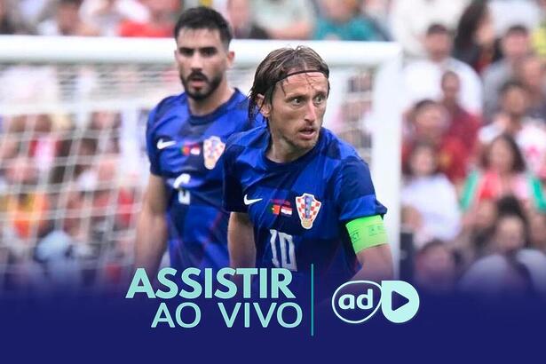 Modric na arte onde assistir ao jogo Croácia x Itália, pela Eurocopa