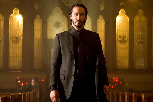 Keanu Reeves no trecho do filme John Wick - De Volta Ao Jogo