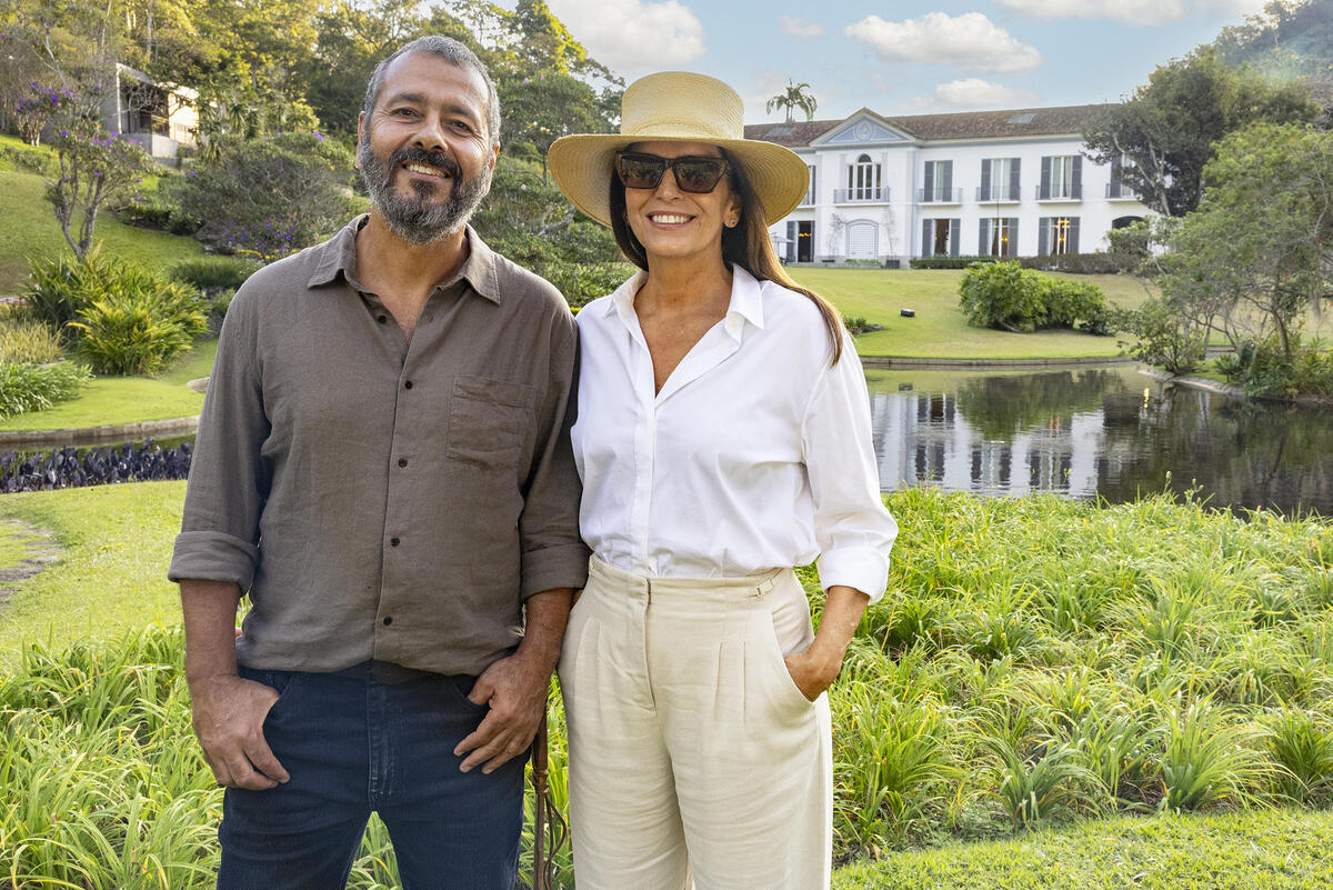 José Inocêncio (Marcos Palmeira) e Aurora (Malu Mader) em cena de Renascer