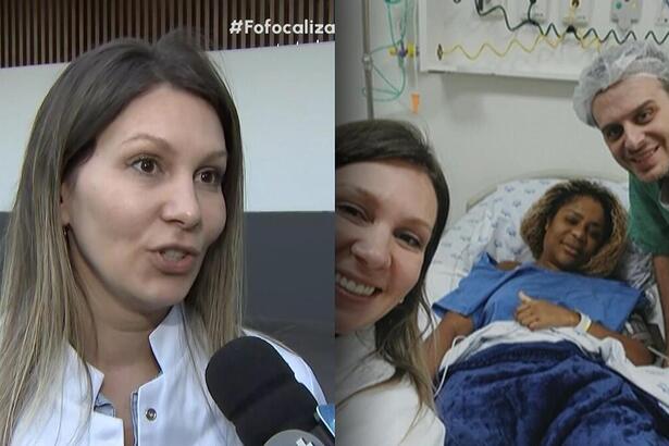 Doutora aparece ao lado de Cariúcha no hospital após cirurgia