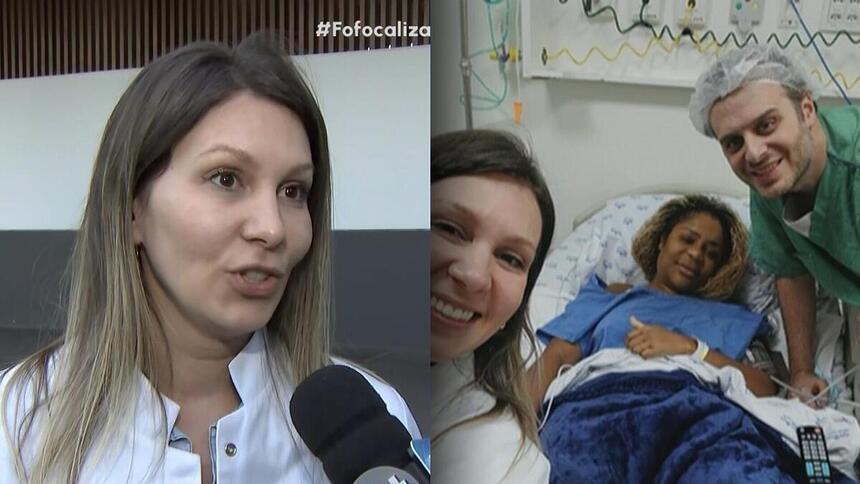 Doutora aparece ao lado de Cariúcha no hospital após cirurgia