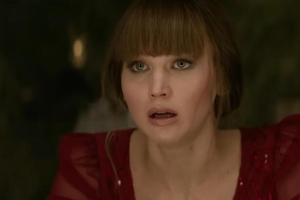 Jennifer Lawrence em cena do filme Operação Red Sparrow