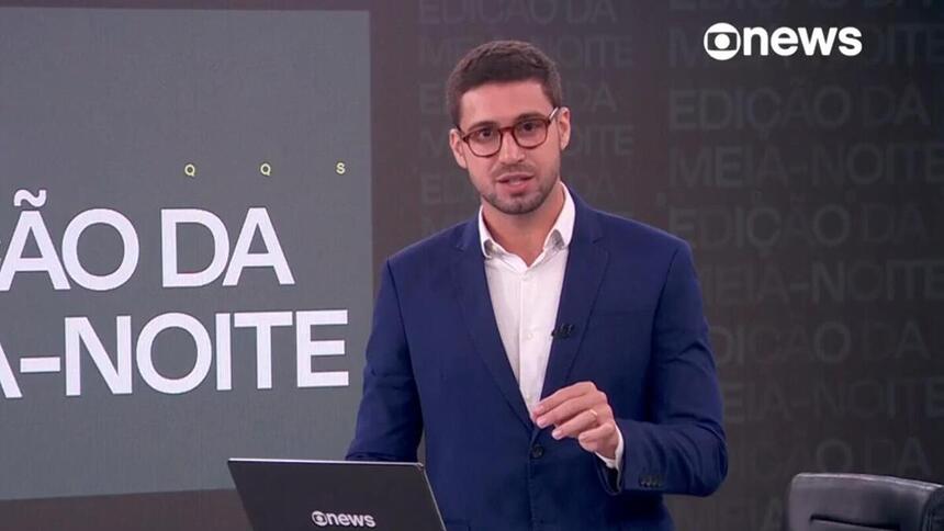 Pedro Figueiredo durante o Edição da Meia-Noite