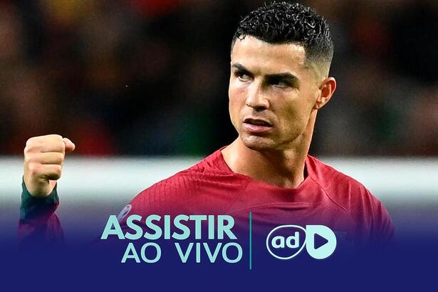 Cristiano Ronaldo na arte onde assistir ao jogo Portugal x República Tcheca, pela Eurocopa