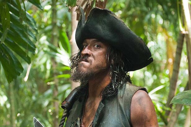 Tamayo Perry em trecho do filme Piratas do Caribe