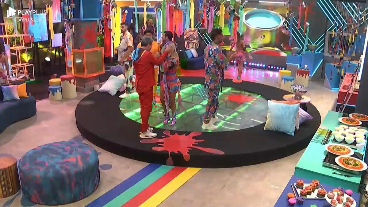 Cenário da Festa das Cores do A Grande Conquista 2