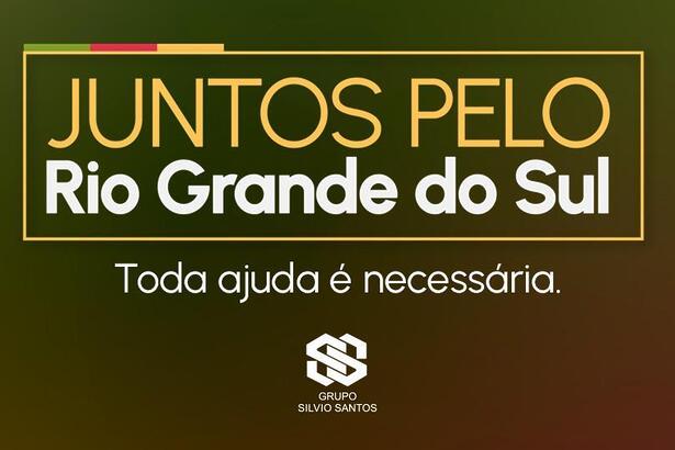 Logo do SBT Juntos pelo Rio Grande do Sul