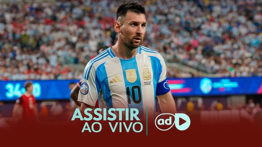 Messi na arte onde assistir ao jogo Argentina x Colômbia, pela Copa América