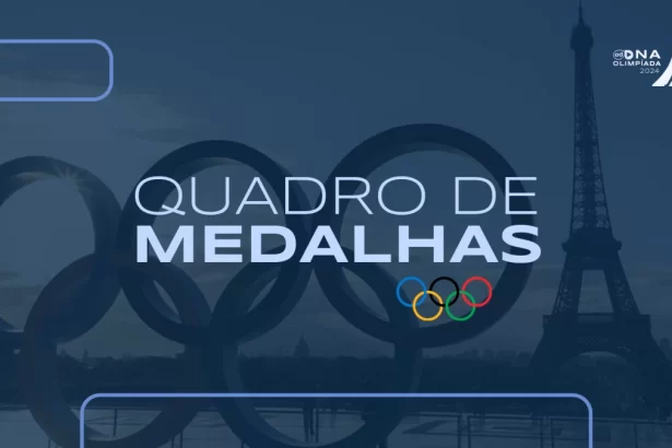 Arte do Quadro de Medalhas da Olimpíada 2024