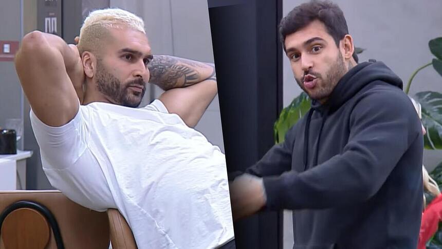 Brenno e Hadad em trecho de discussão na A Grande Conquista