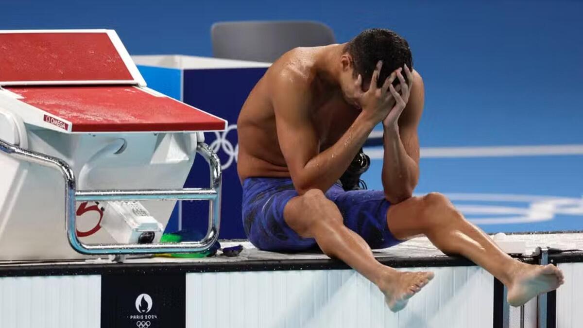 Paris 2024: Guilherme Cachorrão faz melhor tempo da vida, mas chora após derrota