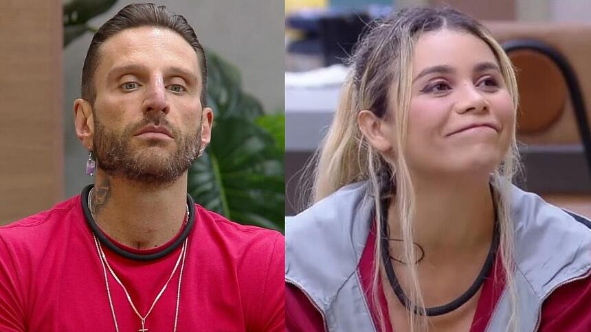 Guipa e Taty Pink em uma montagem na A Grande Conquista