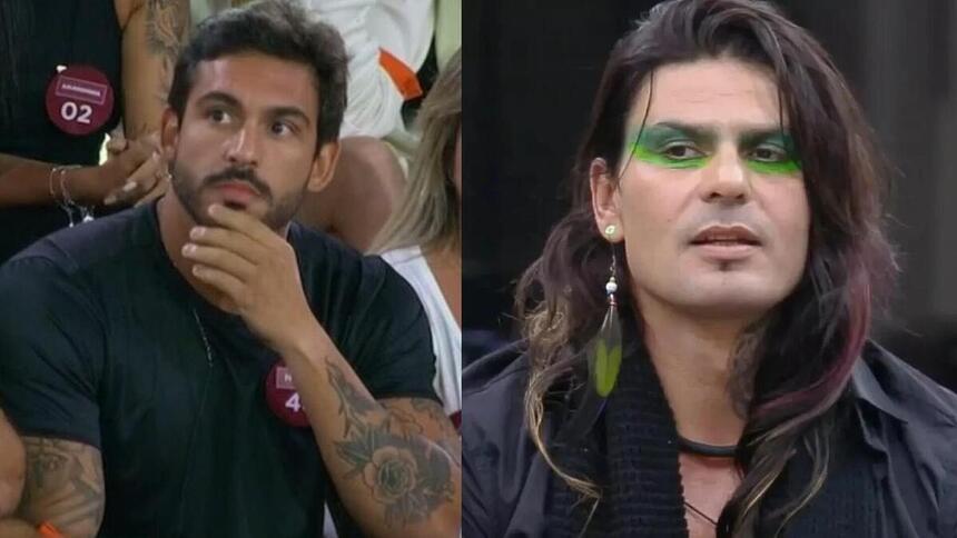 Hadad e Rambo em uma montagem na A Grande Conquista