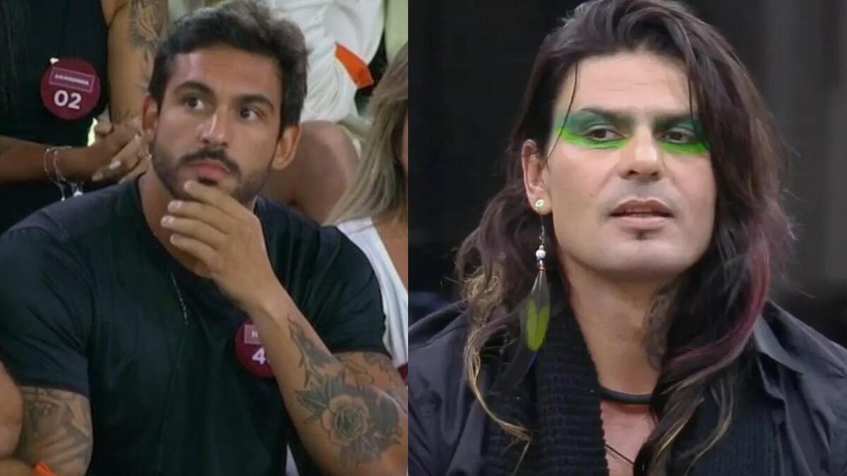 Hadad e Rambo em uma montagem na A Grande Conquista