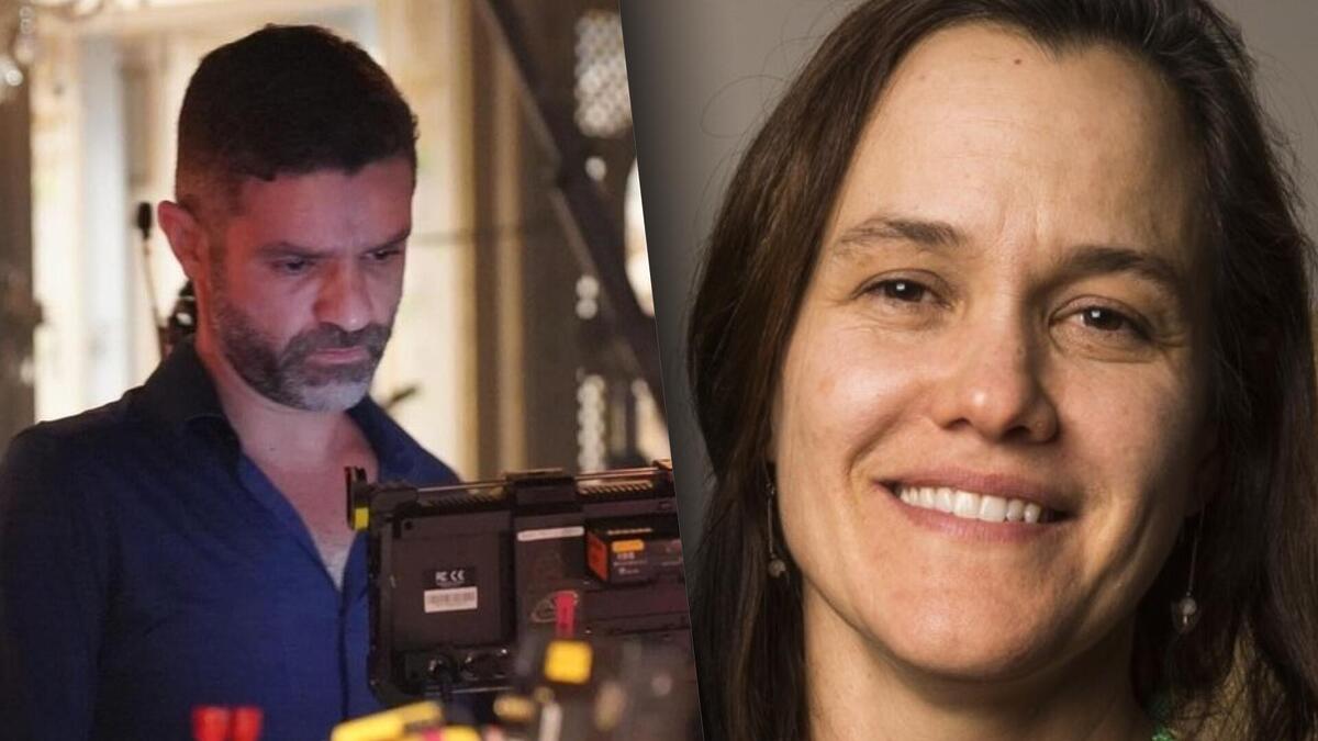 Montagem com Sai Hugo de Souza e Flávia Lacerda, diretores de Dona Beja