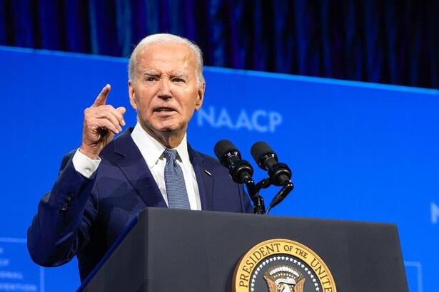 Presidente Joe Biden discursando nos Estados Unidos