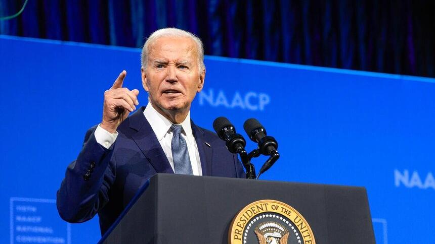 Presidente Joe Biden discursando nos Estados Unidos