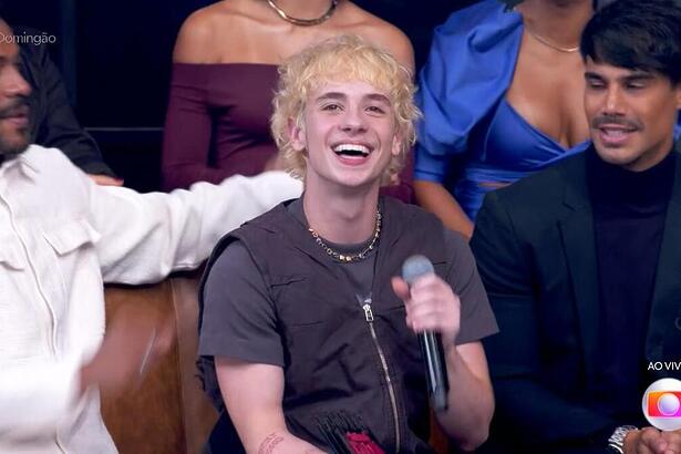 Juliano Floss sorrindo na final Da Dança dos Famosos