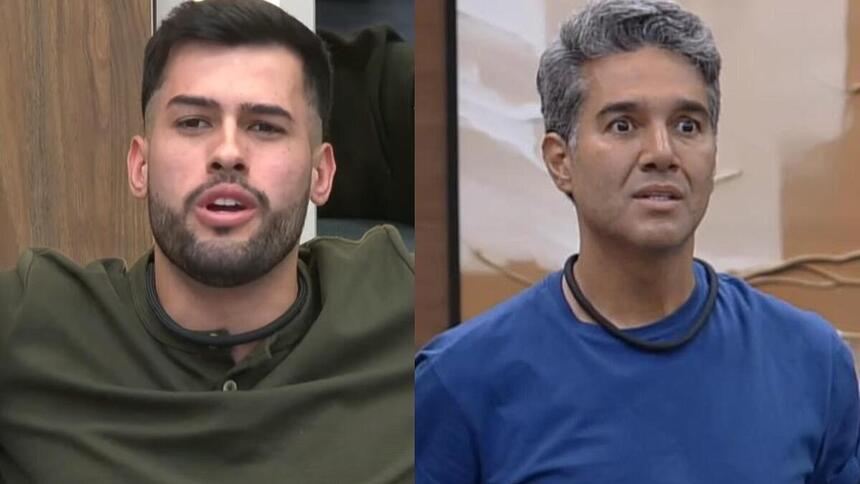 Kaio e Fernando em uma montagem na A Grande Conquista