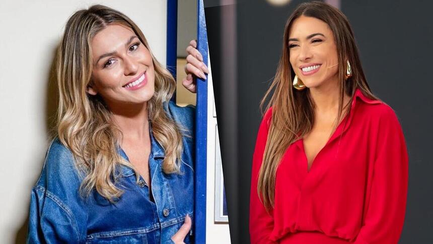 Lívia Andrade e Patricia Abravanel em uma montagem