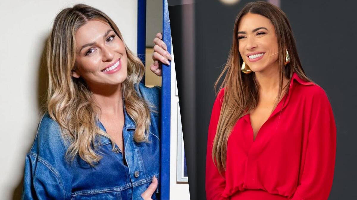 Lívia Andrade e Patricia Abravanel em uma montagem