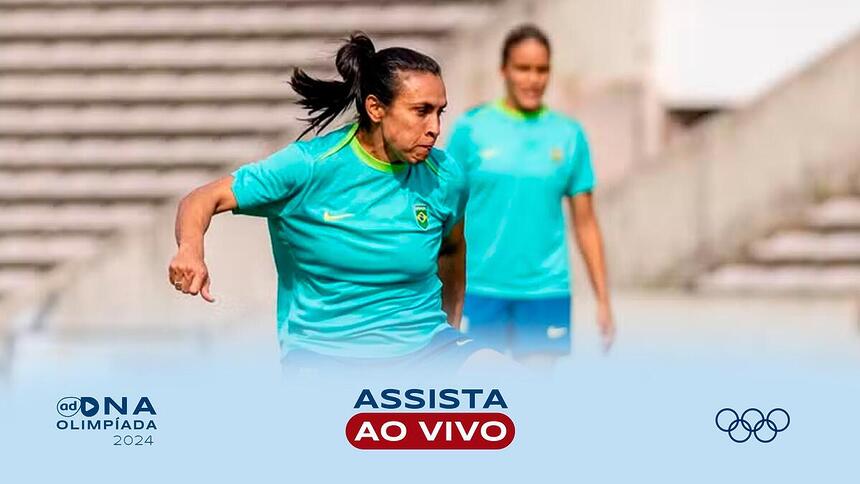 Marta na arte onde assistir ao jogo Nigéria x Brasil, pela Olimpíada 2024