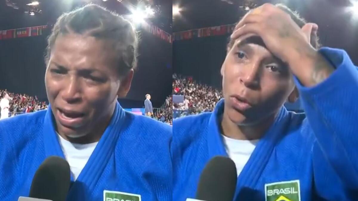 Rafaela Silva chora após perder medalha na Olimpíada: “Hoje não consegui”
