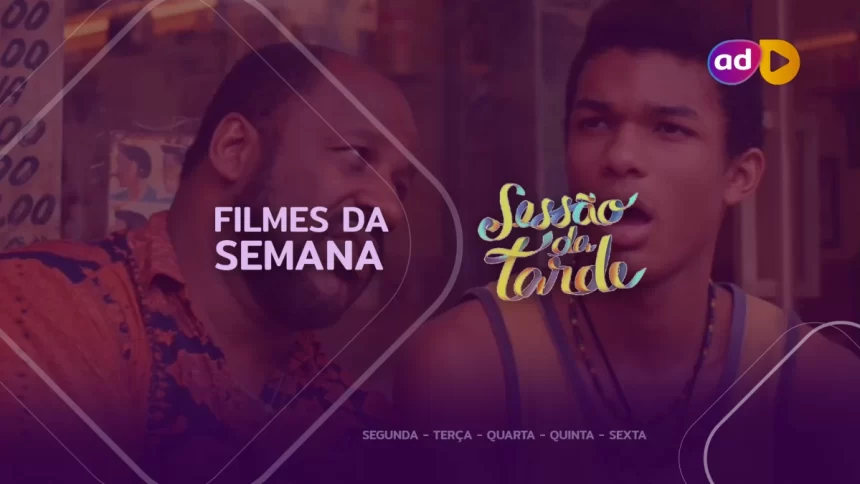 Correndo Atrás na arte dos filmes da semana na Sessão da Tarde