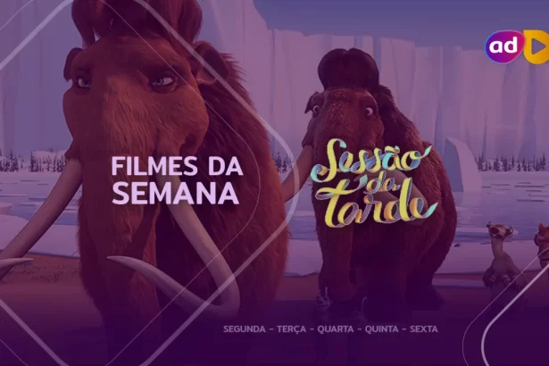 Era do Gelo na arte dos filmes da semana na Sessão da Tarde