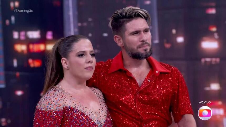 Tati Machado e Diego Maia na Dança dos Famosos