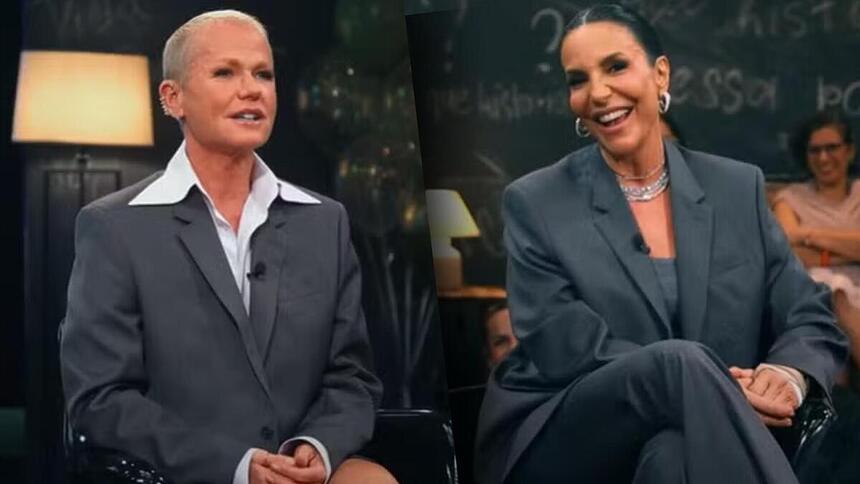 Xuxa e Ivete Sangalo em uma montagem no Que História É Essa Porchat