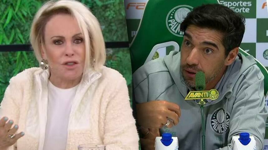 Ana Maria Braga e Abel Ferreira em uma montagem