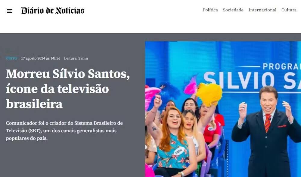 Portal Diário de Notícias de Portugal