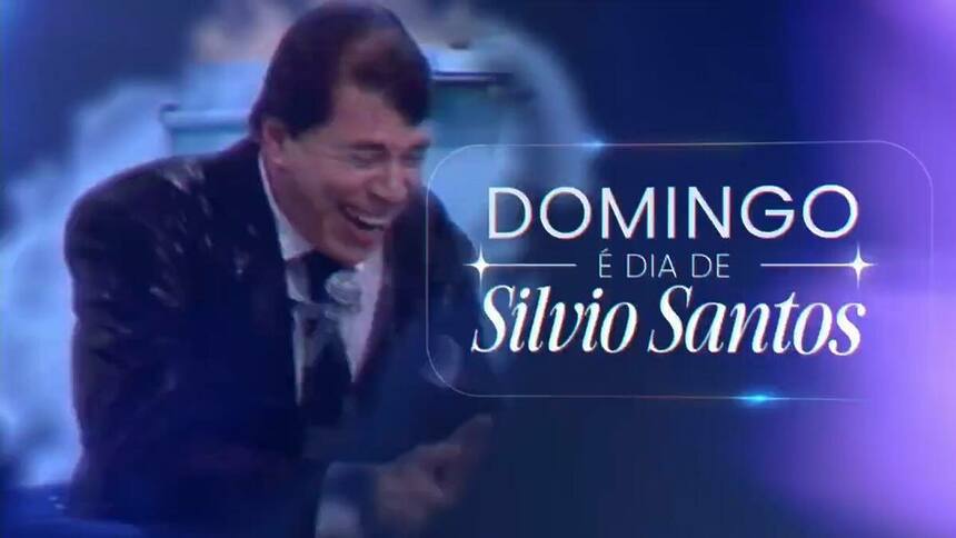 Arte do especial Domingo é dia de Silvio Santos, exibido pelo SBT