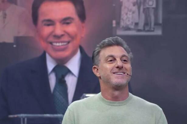 Luciano Huck em trecho do Domingão especial Silvio Santos