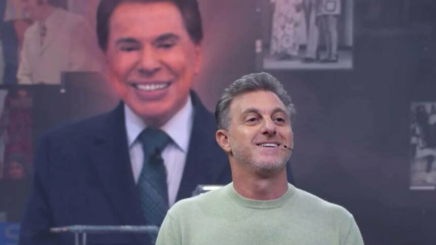 Luciano Huck em trecho do Domingão especial Silvio Santos