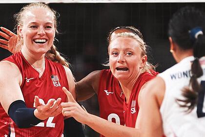 Seleção Feminina de Vôlei dos Estados Unidos na Olimpíada