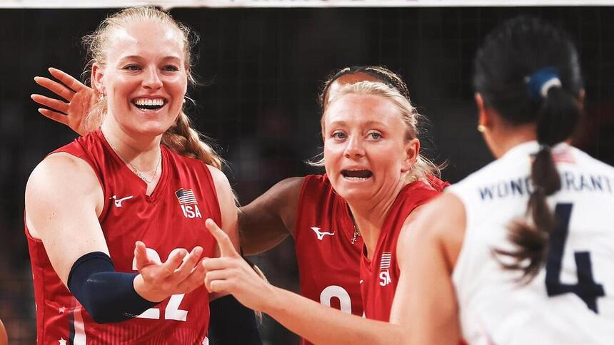 Seleção Feminina de Vôlei dos Estados Unidos na Olimpíada