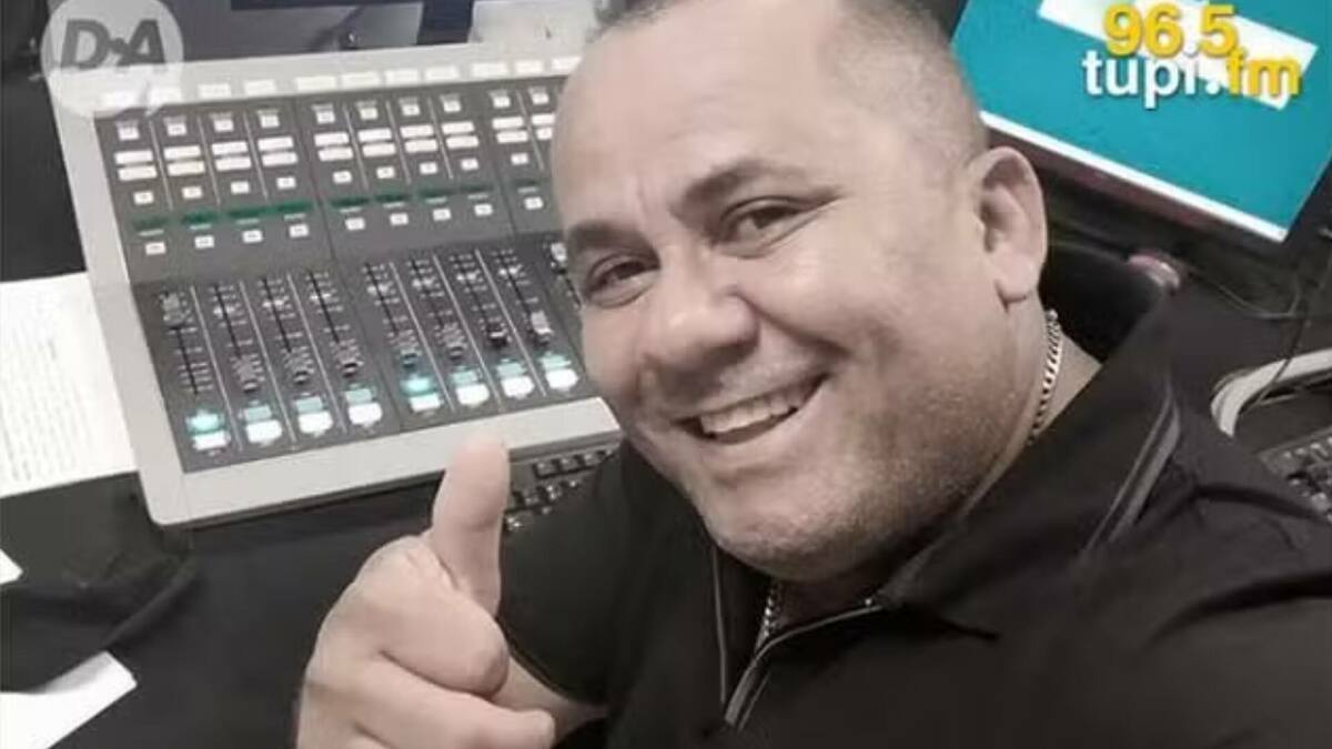 Jorge Uepa, sonoplasta da Rádio Tupi