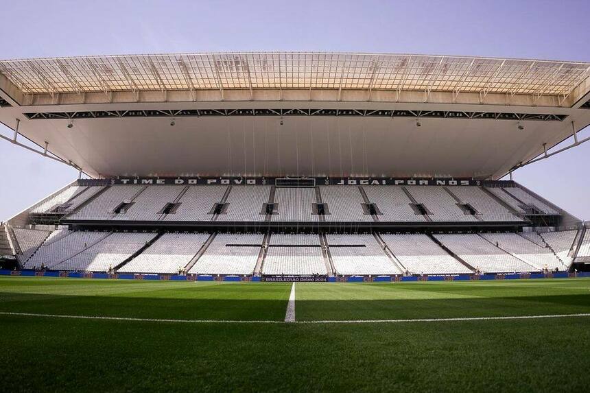 Visão do Neo Química Arena recebe Corinthians x Flamengo