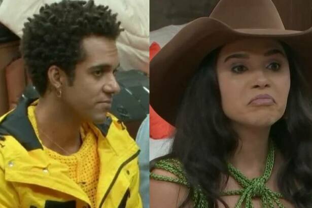 D' Black e Gizelly Bicalho em uma montagem no Paiol de A Fazenda