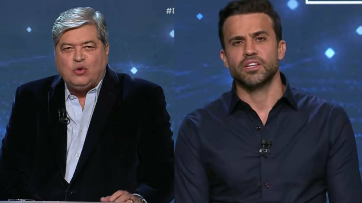 Datena e Marçal em uma montagem